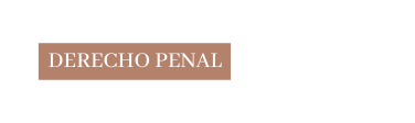 DERECHO PENAL