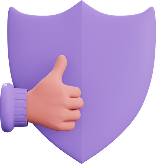 3D Reliable or Trusted Icon
